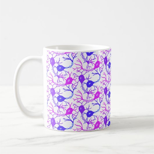 Mug Neurones connectés Neon Purple (Gauche)