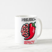 Mug Neurospicy Neurodivergence Funny Adhd Autism Humor (Devant droit)