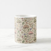 Mug Neutral Beige Earthy Mushroom Seamless Pattern (Centre)