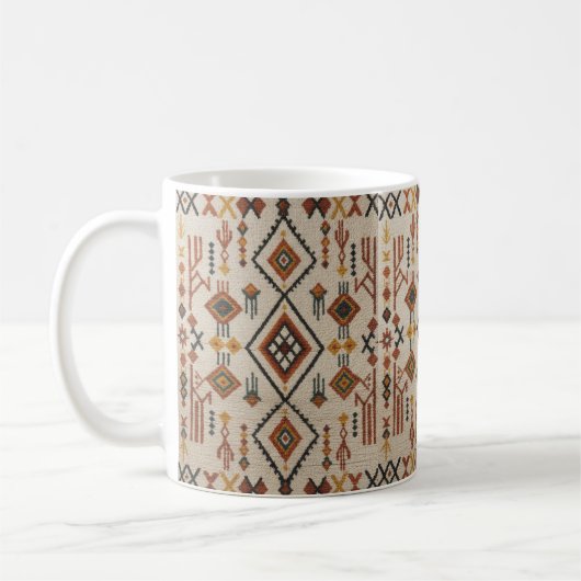 Mug Neutral Moroccan Rug Art (Gauche)