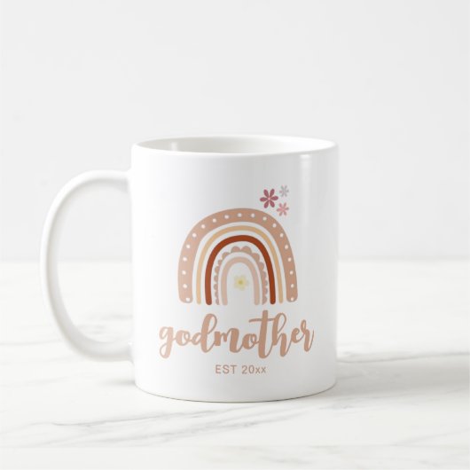 Mug Neutral Pastel Boho Rainbow Godmère Etabli (Gauche)