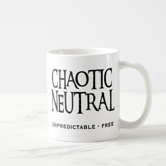 Mug "Neutre chaotique " (Droite)