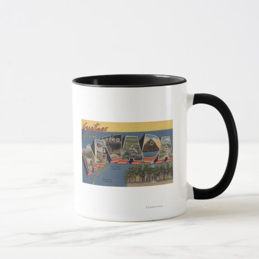 Mug Nevada (Capitale d'Etat/Fleur) (Droite)