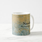 Mug Nevada l'État Turquoise (Devant droit)