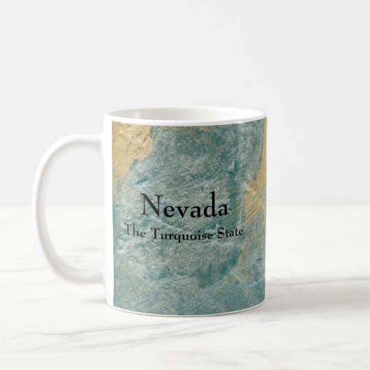Mug Nevada l'État Turquoise (Gauche)