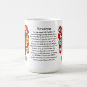Mug Nevarez, l'origine, la signification et la crête (Centre)