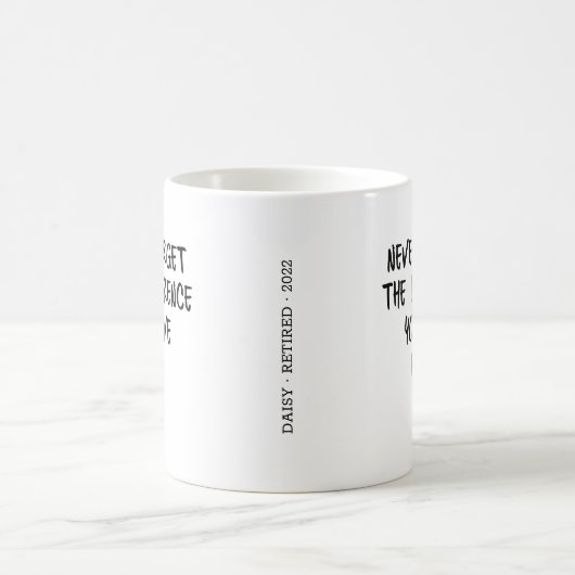 Mug Never Forget The Difference You (Centre)