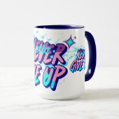 MUG NEVER GIVE UP  (Devant droit)