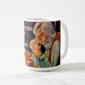 MUG NEVER GIVE UP ON PRAYER  (Devant droit)