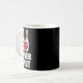 Mug Never Split Bowling Pins Valentine's Day (Devant gauche)