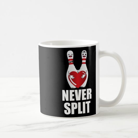 Mug Never Split Bowling Pins Valentine's Day (Droite)