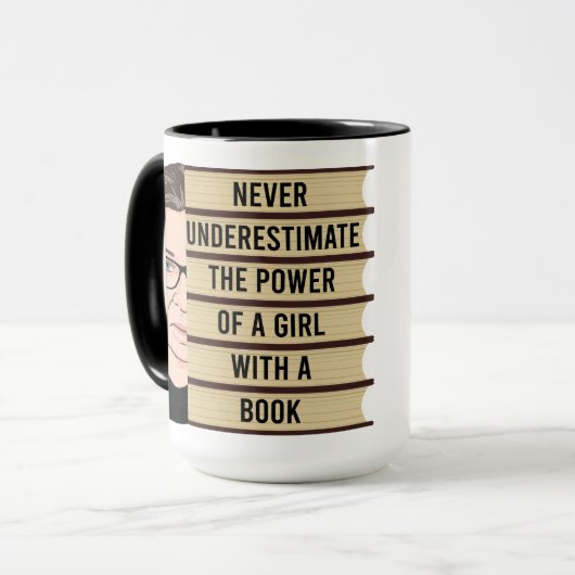 Mug Never Underestimate (Devant gauche)