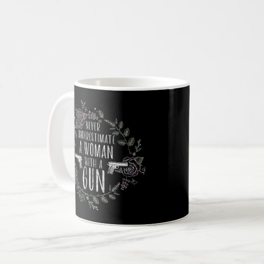 Mug Never Underestimate (Devant gauche)