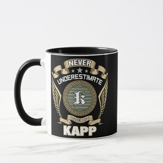 MUG NEVER_UNDERESTIMATE_POWER_OF_A_KAPP (Gauche)