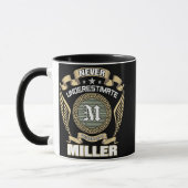 MUG NEVER_UNDERESTIMATE_POWER_OF_A_MILLER (Gauche)