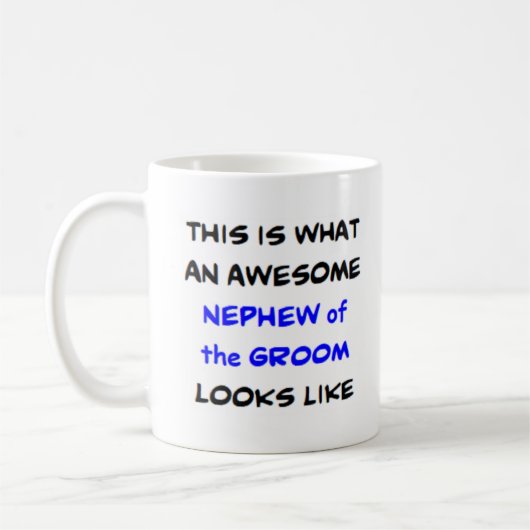 Mug neveu du marié, génial (Gauche)