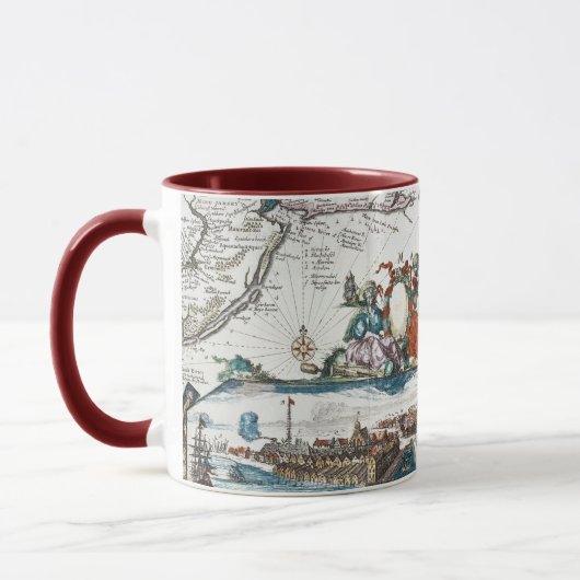 MUG NEW AMSTERDAM, 1673 (Gauche)