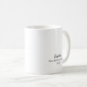 Mug New Beginnings New Nursing Job Personalized (Devant droit)