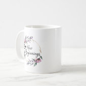 Mug New Beginnings New Nursing Job Personalized (Devant gauche)