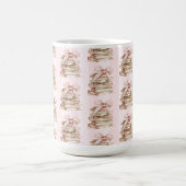 Mug New Chapter Pink Bow Stripes (Centre)