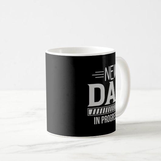 Mug New Dad In Progress Expectant Fathers  (Devant droit)