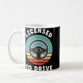 Mug New Driver Driver's Permit Celebration Teen Driver (Gauche)