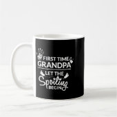 Mug New First Time Grandpa Let The Siling Begin Gift  (Gauche)