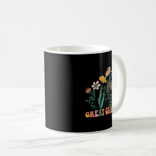 Mug New Great Grandma Wildflower First Birthday & (Devant droit)