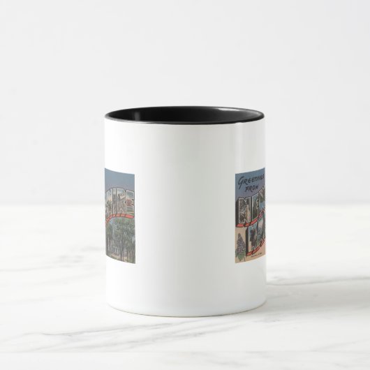 Mug New Hampshire (Capitale d'Etat/Fleur) (Centre)