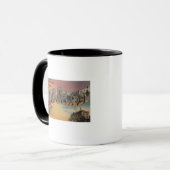 Mug New Jersey (Capitale nationale/Fleur) (Devant gauche)