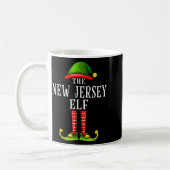 Mug New Jersey Elf Christmas Matching Family Group Pjs (Gauche)