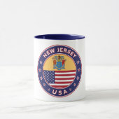 Mug New Jersey, New Jersey autocollant, étui téléphoni (Centre)