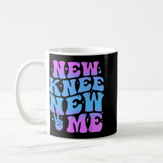 Mug New Knee New Me Funny Knee Replacement Surgery Rec (Gauche)