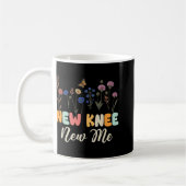 Mug New Knee New Me Funny Knee Surgery Recovery Joke (Gauche)