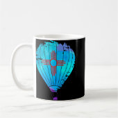 Mug New Mexico Festival Hot Air Balloon Zia Gift (Gauche)