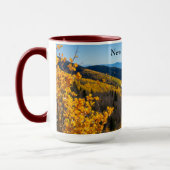 Mug New Mexico Sky Zia Heart Personnaliser Nom Thé Cad (Gauche)