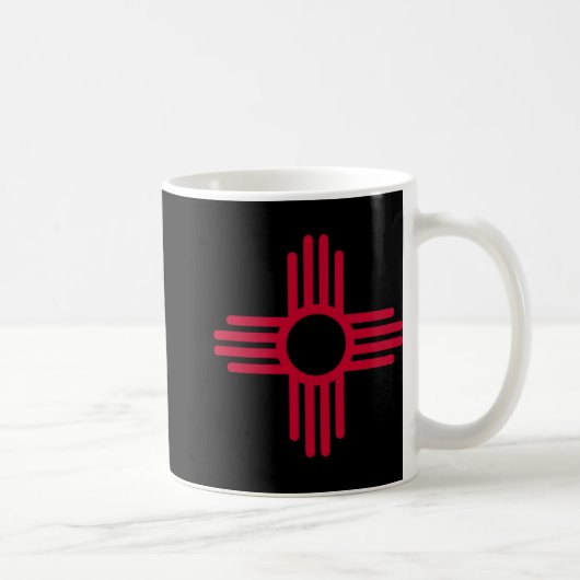 Mug New Mexico State Flag Zia Symbol Flag  (Droite)