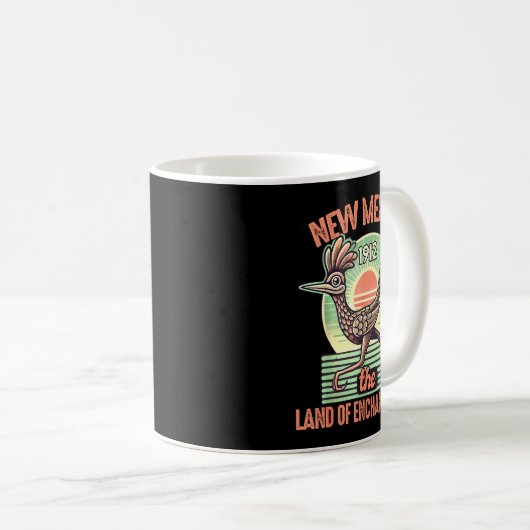 Mug New Mexico State Land Of Enchantment Road Runner S (Devant droit)