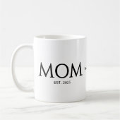 Mug New Mom Gift Personalized Mom Established (Gauche)