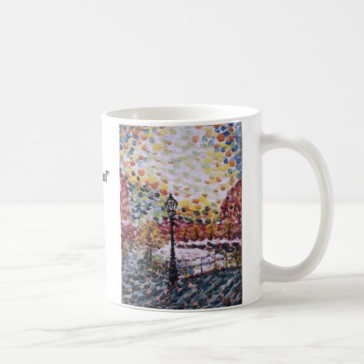 Mug "New Morning huile sur canal néerlandais "… - (Droite)