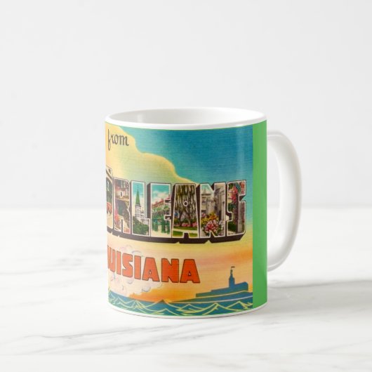 Mug New Orleans Greeting  (Devant droit)