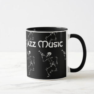 Mug New Orleans Jazz Music 2017 Squelette
