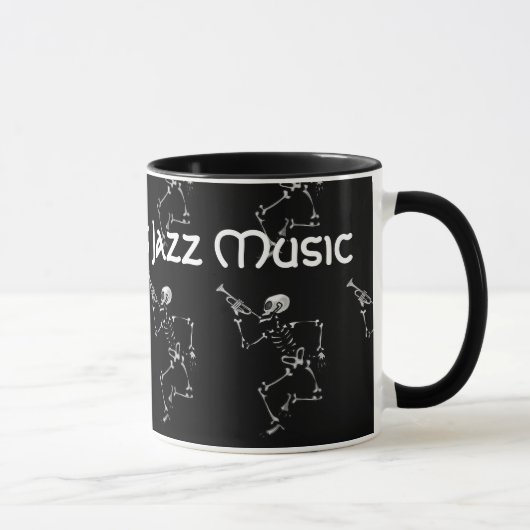 Mug New Orleans Jazz Music 2017 Squelette (Droite)