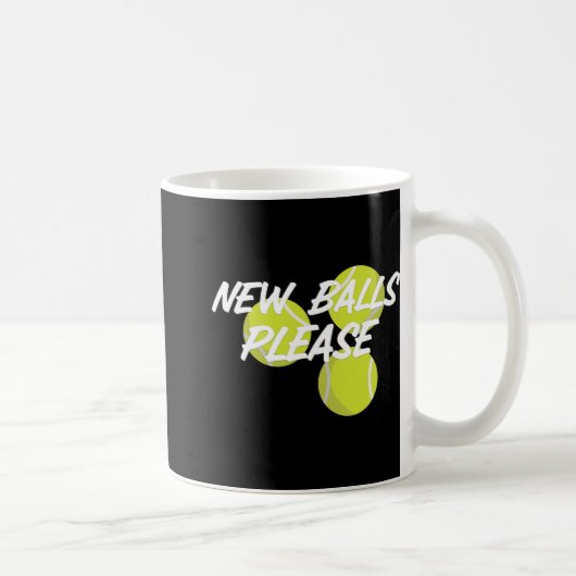 Mug New Please Funny Tennis (Droite)