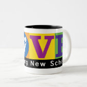 Mug New School Merch de Blacksburg (Devant droit)