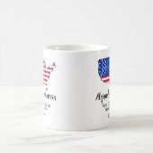 Mug New U.S. Citizen – American Map Citizenship Day (Centre)