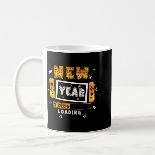 Mug New Year 2026 Loading Video Gamers New Years Eve P (Gauche)
