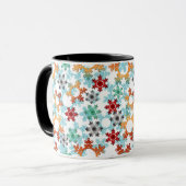 Mug New year decor, christmas, new year, snow (Devant gauche)