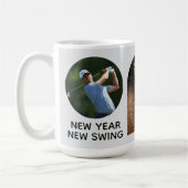 Mug New Year motivational custom add your own photo (Gauche)