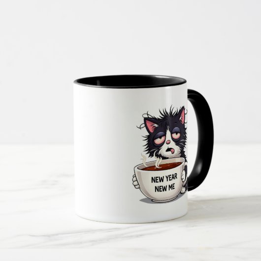 Mug new year, new me (Devant droit)